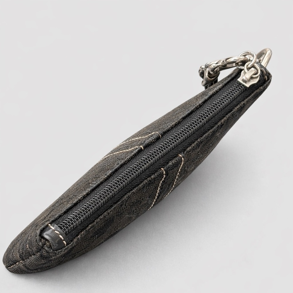 🖤 COACH Signature Canvas Wristlet – Dark Brown/Black 🖤 - Picture 5 of 8